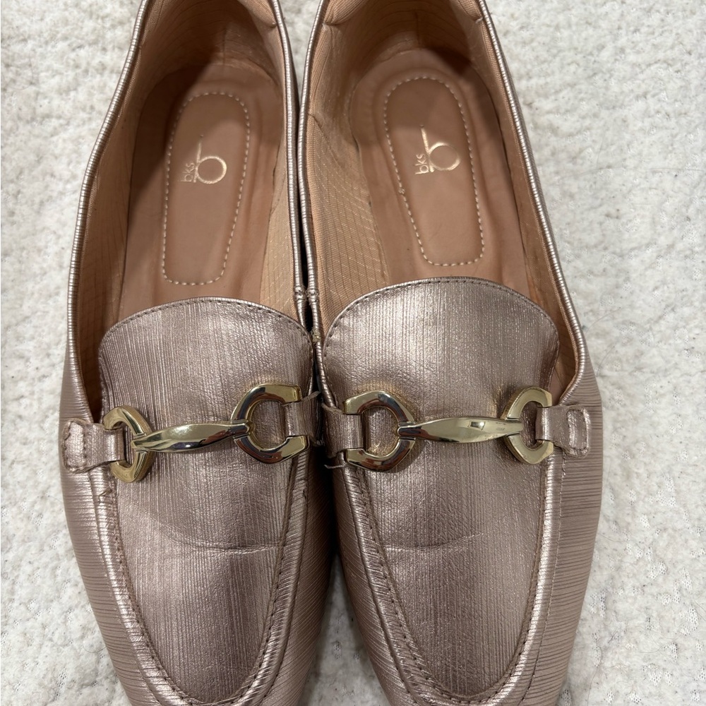 Bakers Women's Loafers in Metallic Gold